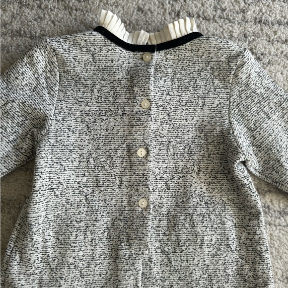 Girl’s Tweed Style Dress with Crossbody Bag - Picture 7 of 7